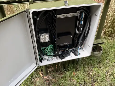 Outdoor equipment enclosure